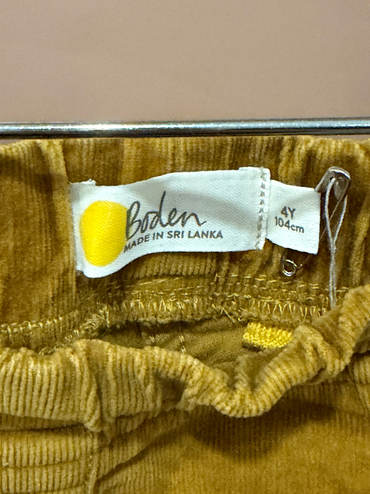 Mini Boden - Corduroy Pants - 4Y