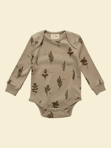 Organic Baby Long-sleeve Bodysuit - Herb