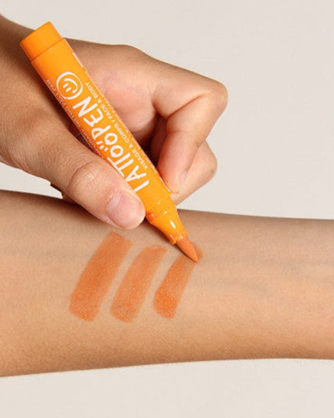 Nailmatic USA - Tattoo Pen For Kids - Orange