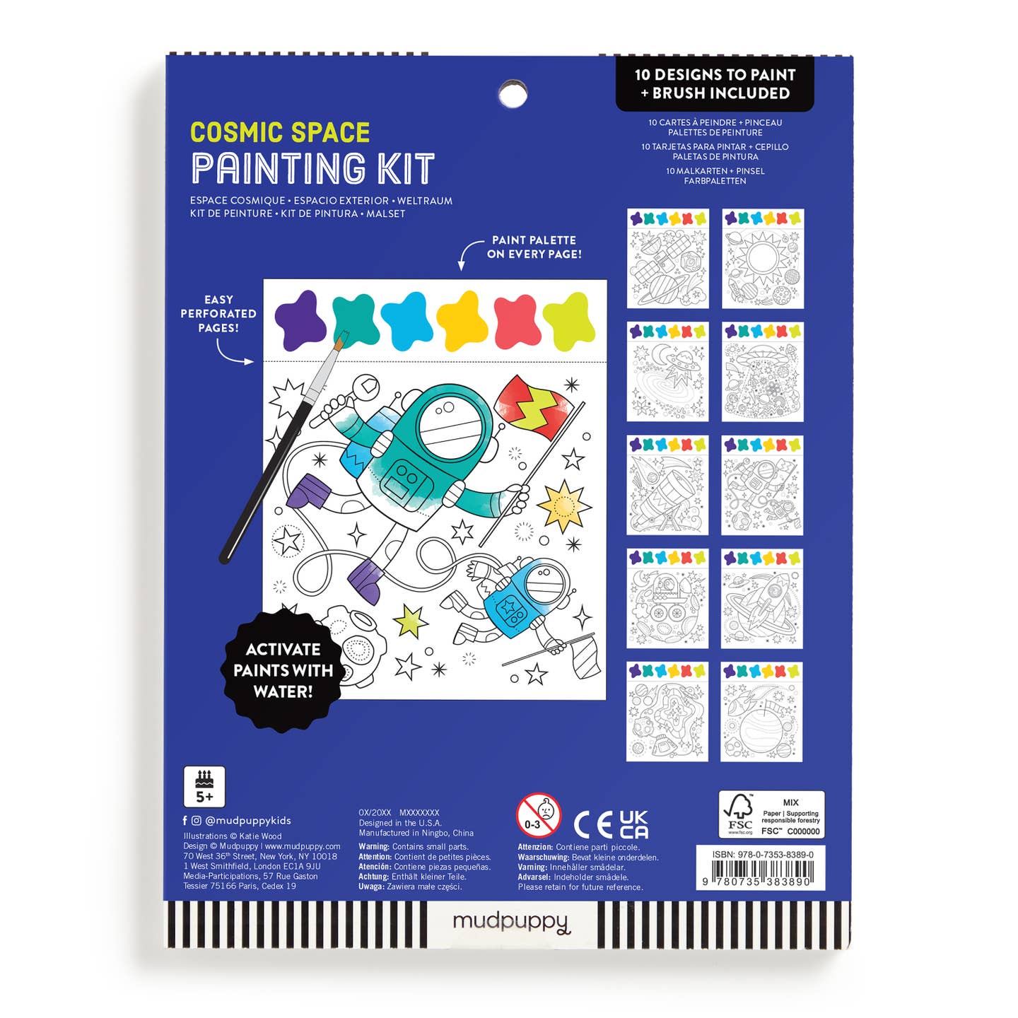 Mudpuppy - Cosmic Space Painting Kit