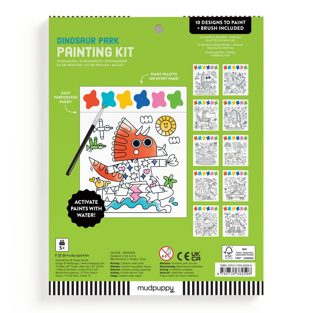 Mudpuppy - Dinosaur Park Painting Kit