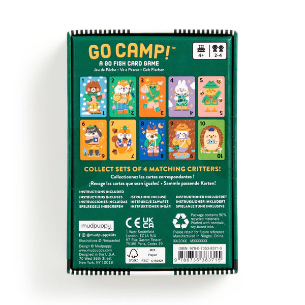 Chronicle Books - Mudpuppy - Go Camp! Card Game