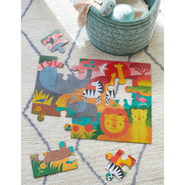 Chronicle Books - Mudpuppy - Safari 24-Piece Floor Puzzle