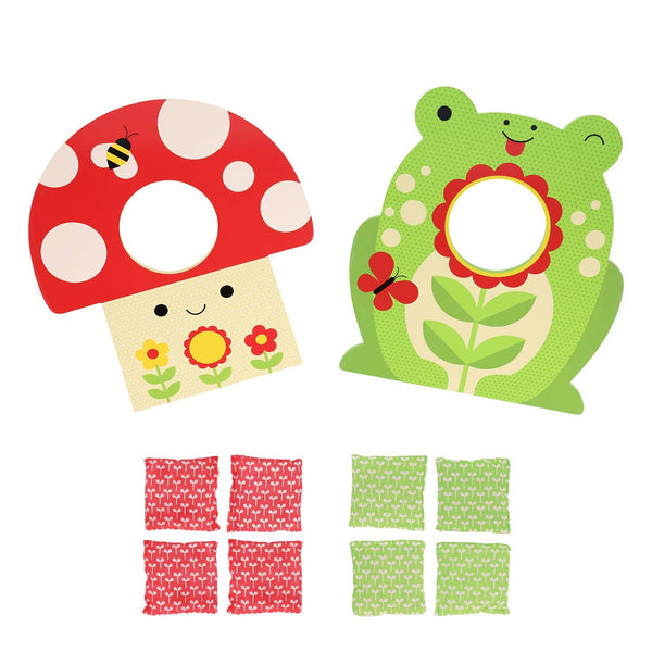 Petit Collage - Toadstool Toss Wooden Cornhole Game