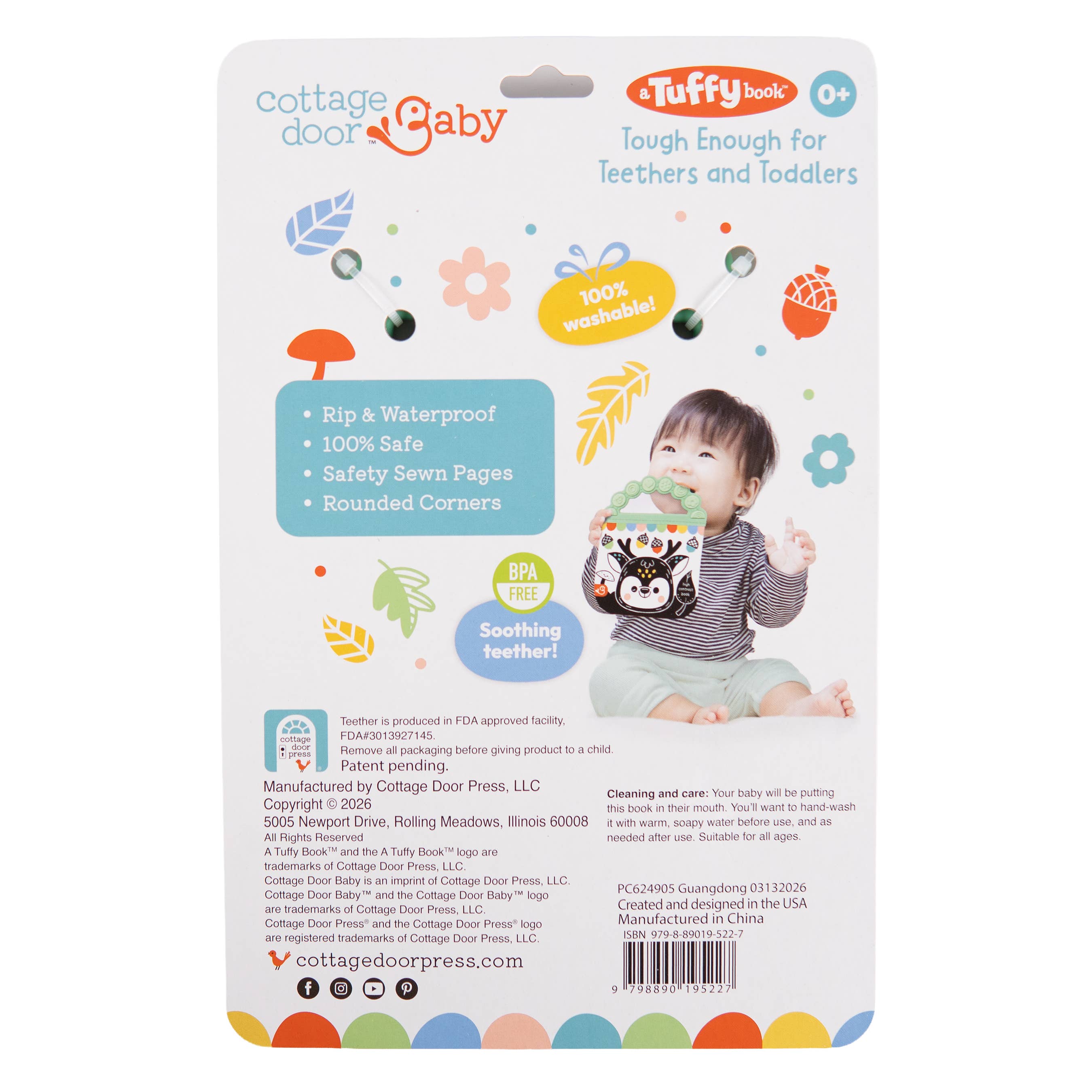 Cottage Door Press - Look, Look, Baby! Outdoor Galore - Tuffy High-Contrast Book