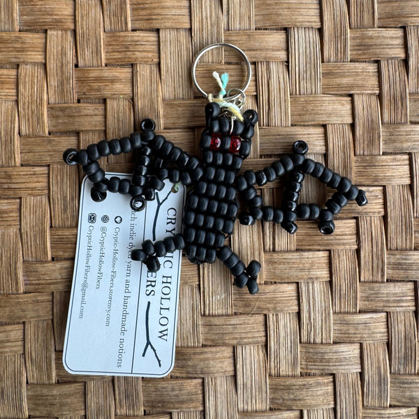 Cryptic Hollow Fibers - Beaded Critter Keychains