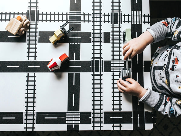 Road and Track Tape - Train Tracks