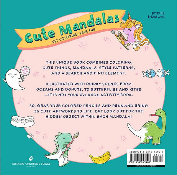 Hachette Book Group - Cute Mandalas Coloring Book
