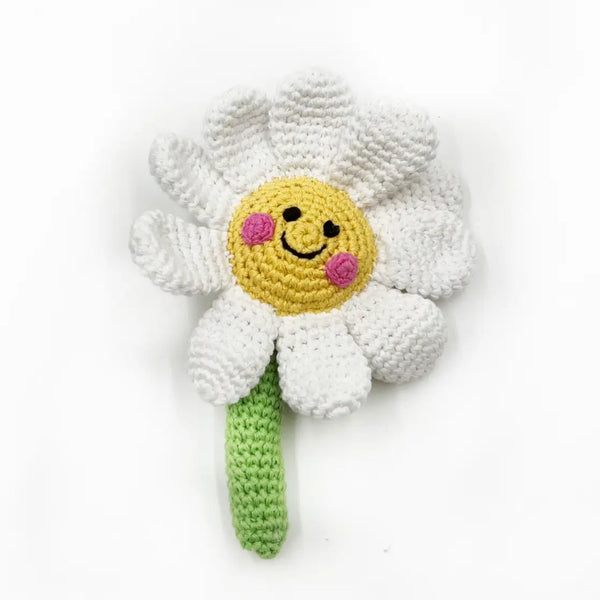 Pebble - Daisy Flower Rattle