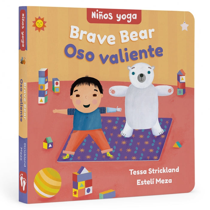 Niños yoga: Brave Bear / Oso valiente Board Book