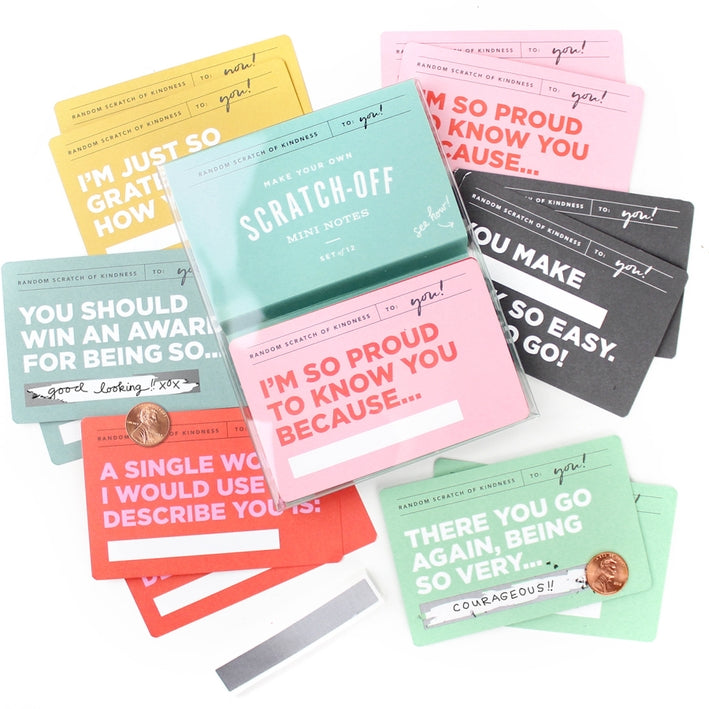 Inklings Paperie - Random Scratch of Kindness - Mini Notes
