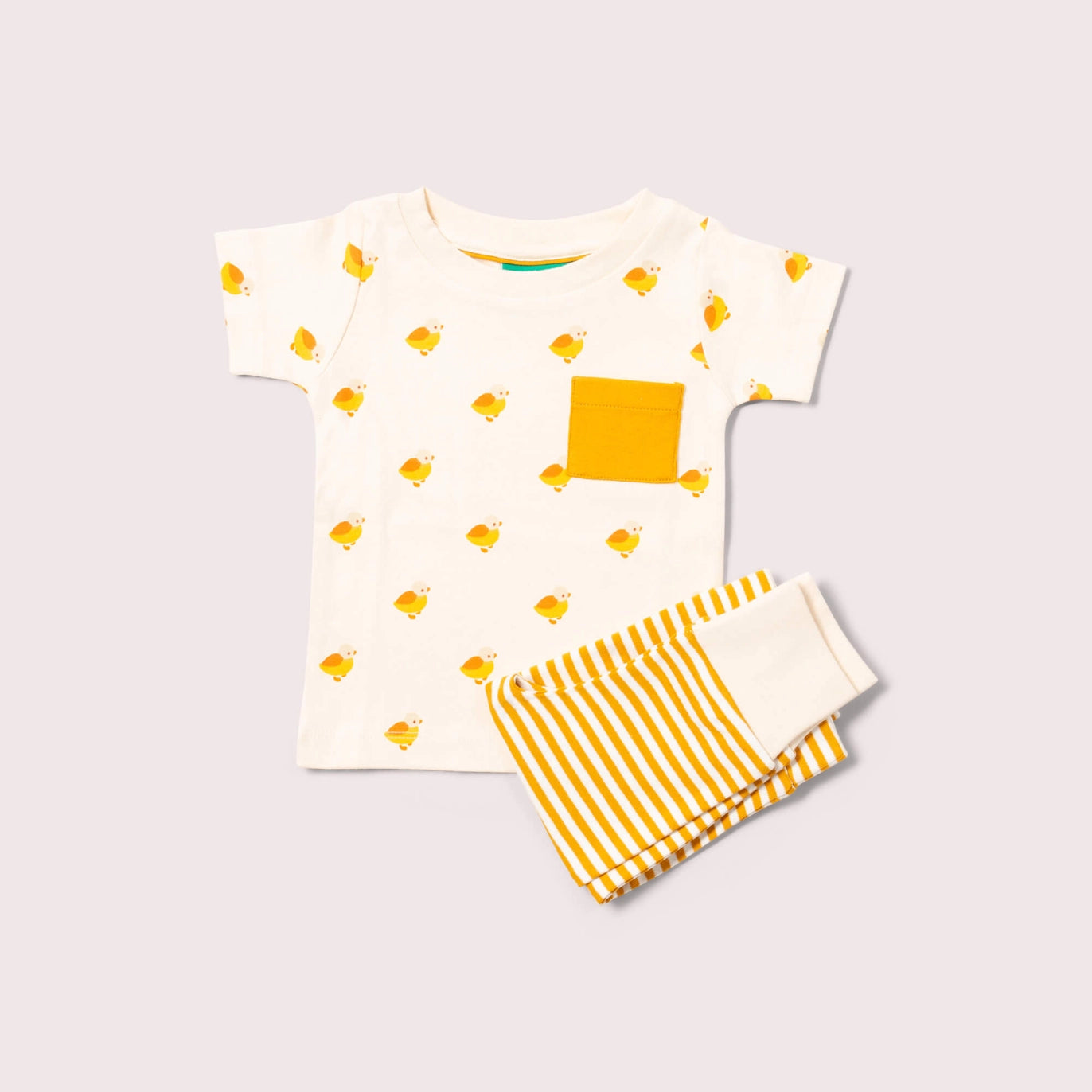Little Green Radicals - Little Ducks Organic T-Shirt and Jogger Playset