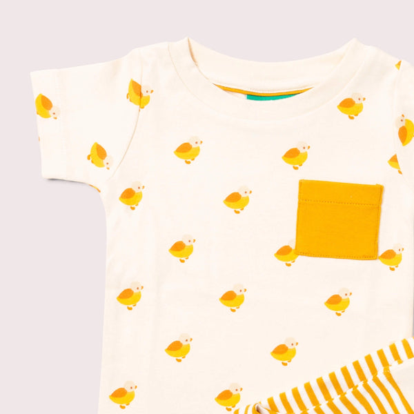 Little Green Radicals - Little Ducks Organic T-Shirt and Jogger Playset