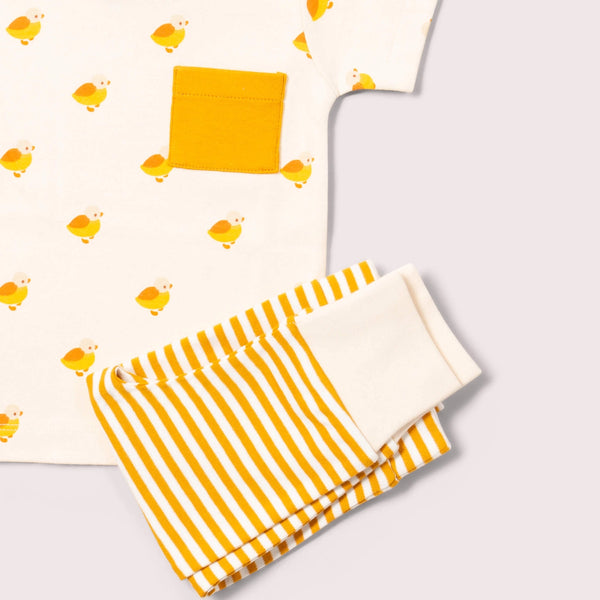 Little Green Radicals - Little Ducks Organic T-Shirt and Jogger Playset