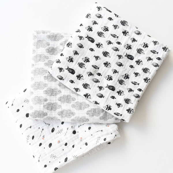 Organic Muslin Swaddle - Seedling