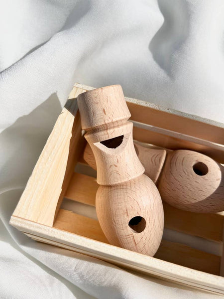 Handmade Wooden Bird Whistle toy musical Instrument for kid