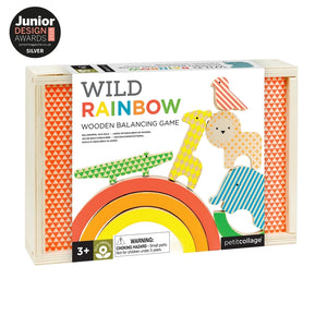 Wooden Balancing Game Wild Rainbow