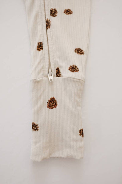 Pinecone Ribbed Rompee