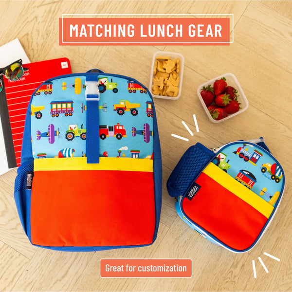 Wildkin - Trains, Planes & Trucks - Pack-It-All Backpack