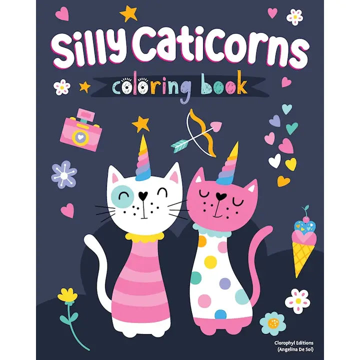 Happy Fox BOOKS - Coloring Book - Silly Caticorns