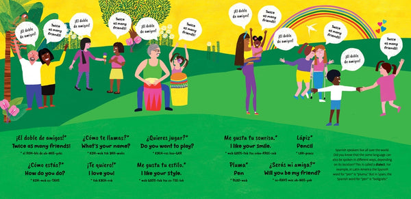 Barefoot Books - Twice As Many Friends / El Doble De Amigos Paperback with Audio and Video