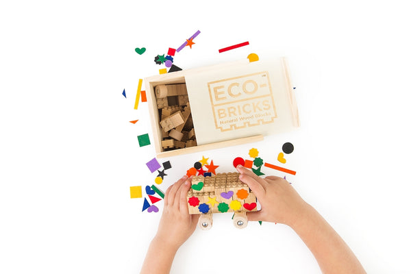 Eco-bricks™ Bamboo 45pcs + felt