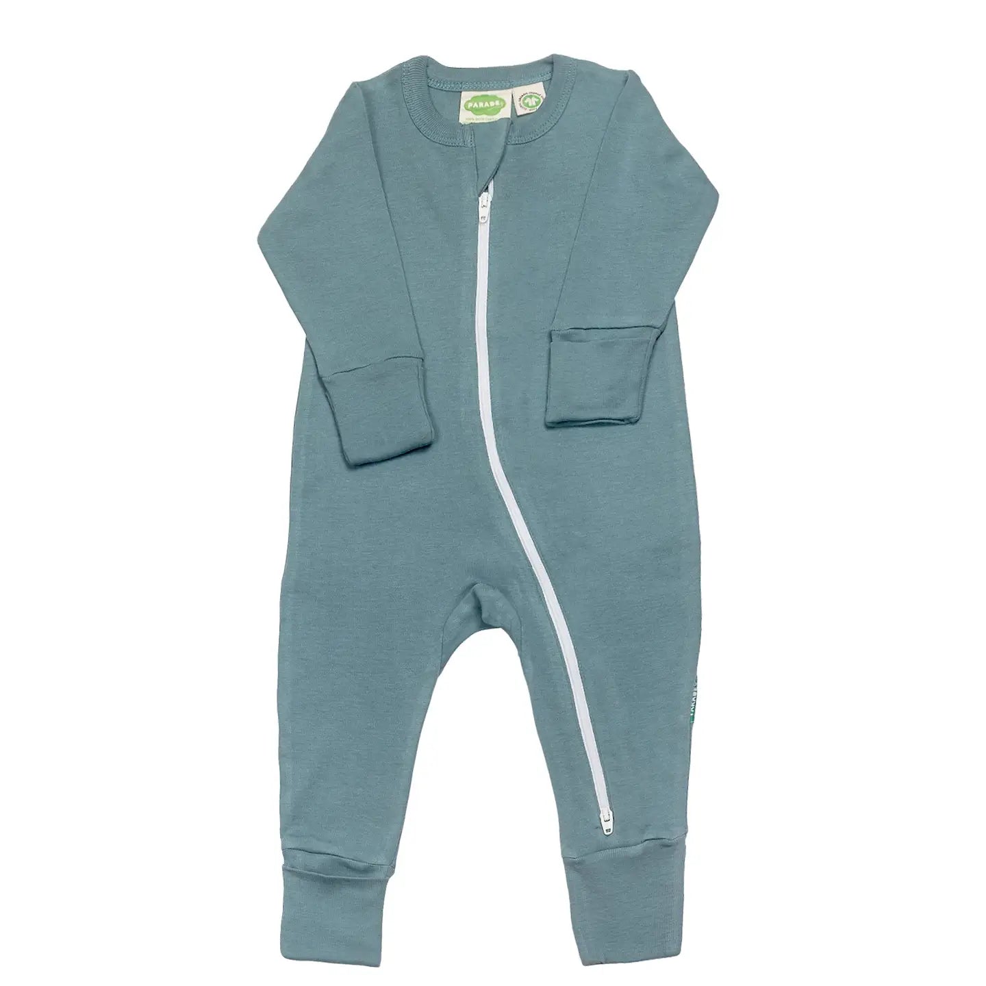 Parade Organics - Essential Basic '2-Way' Zip Romper