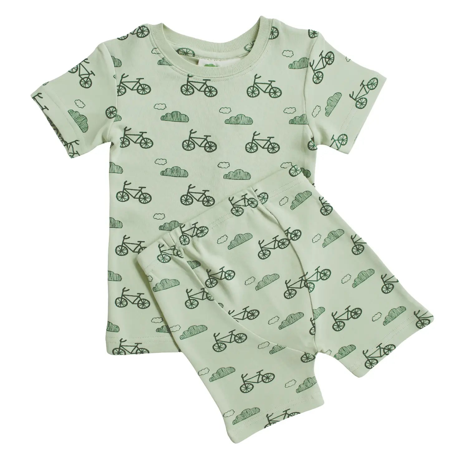 Parade Organics - "My Jammies" Organic Kids Summer Pajamas Bicycles