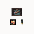 A two-piece soap and lotion gift set from Blueberry on a plain white background. The set includes a 'Sunshine of Sunshine' artisan soap bar and travel-sized scented spray box, a 'Wild Strawberry' hand cream tube, and a Blueberry brand box.