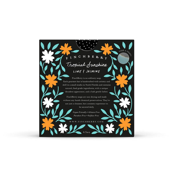 FinchBerry - Tropical Sunshine - Artisan Handmade Vegan Boxed Soap