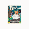 A children's book titled "B is for Boo: A Halloween Alphabet" by Greg Paprocki, shown upright against a plain light background. The cover features a whimsical Halloween illustration with a pumpkin-headed ghost, a witch, a tree, and colorful lettering.