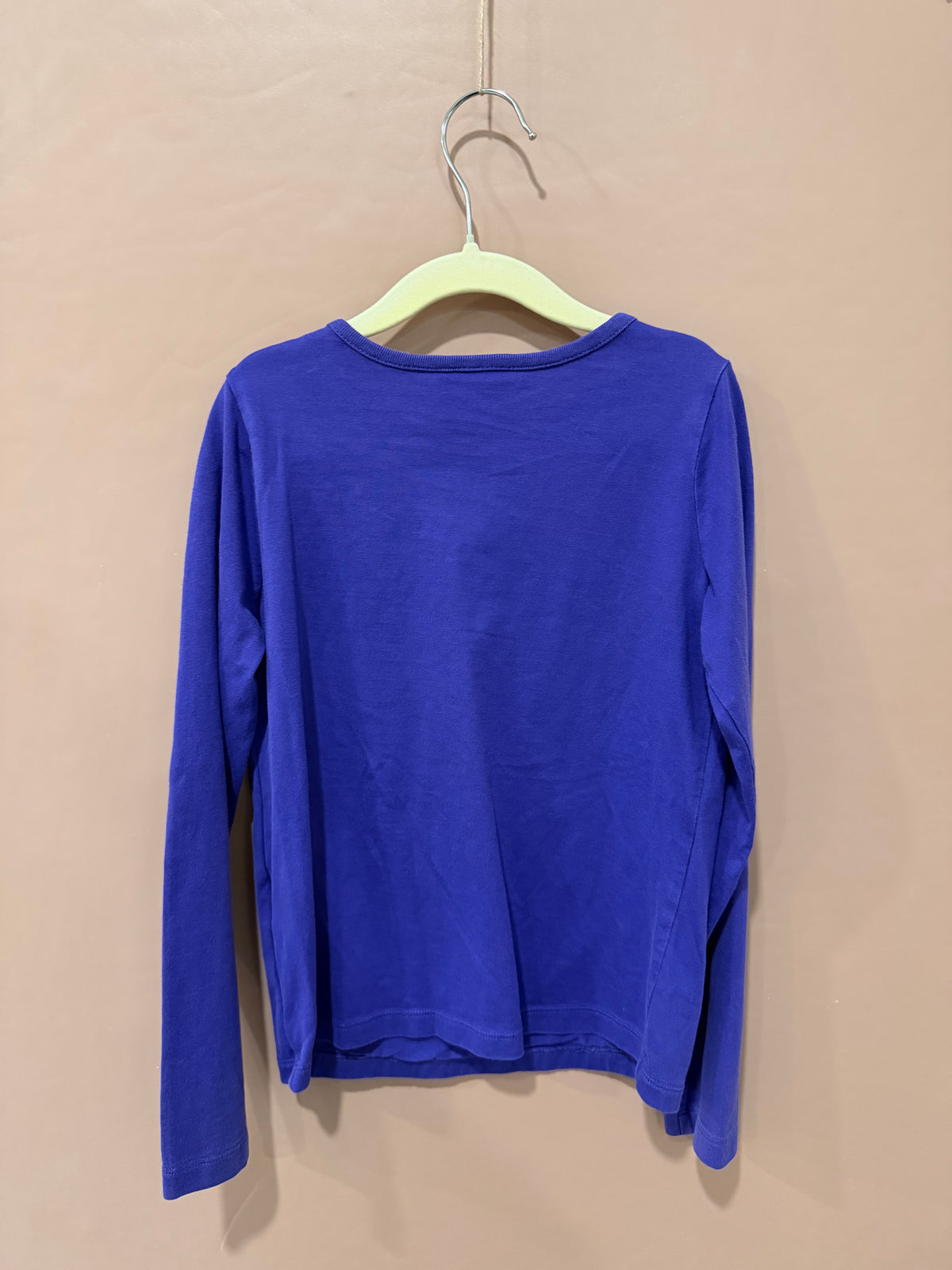 Hanna Andersson - Purple Christmas Reindeer Shirt - 130cm (size 8)