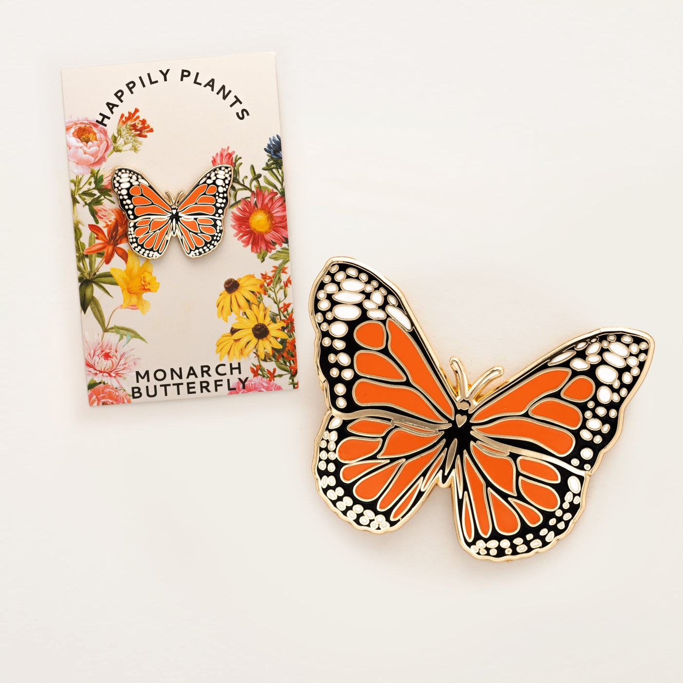 Happily Plants - Monarch Butterfly Pin