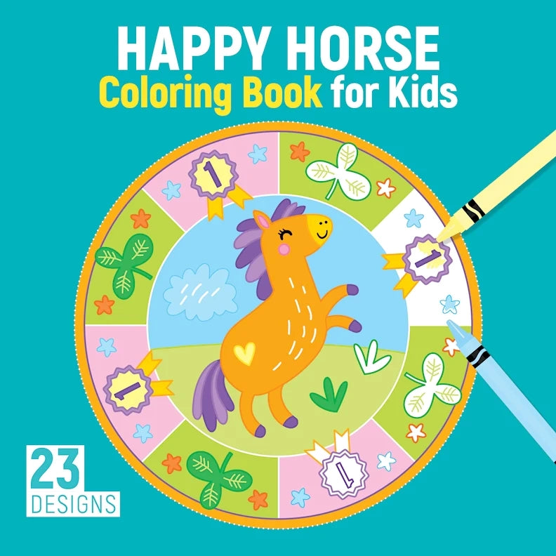 Happy Fox BOOKS - Coloring Book - Happy Horse