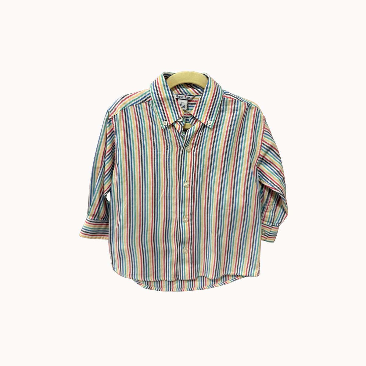 Hartstrings - Rainbow Stripe Shirt - 2T