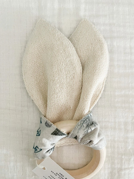 Organic Baby Mountain Map Teething Ring