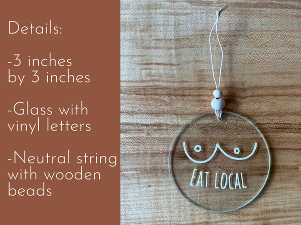 That Matters Mama -  "Eat local" Breastfeeding Ornament
