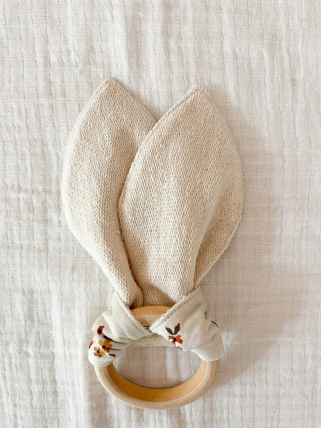 Organic Baby Dainty Floral Teething Ring