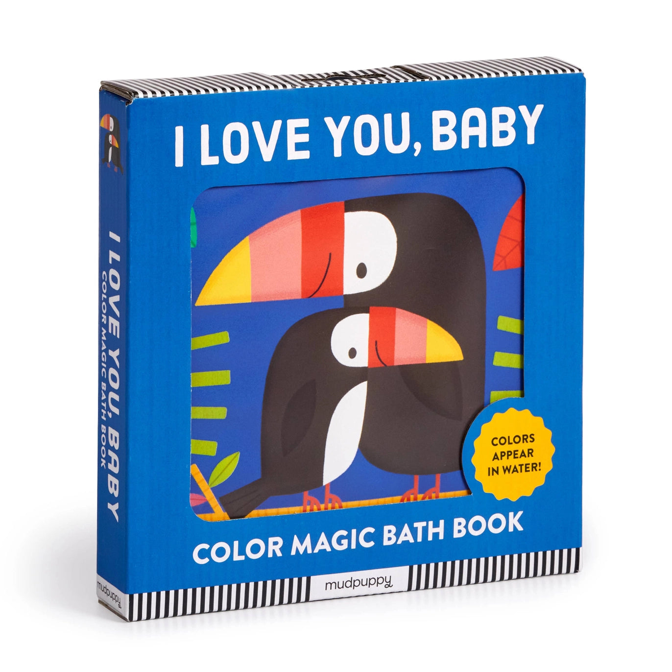 Mudpuppy - I Love You, Baby Color Magic Bath Book