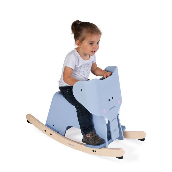 Janod - Rocking Elephant | With Removable Protection | 12 Months+