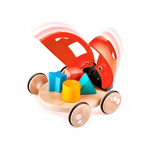 Hape Toys -  Shape Sorter Ladybug