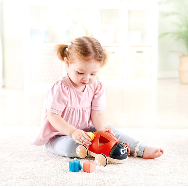 Hape Toys -  Shape Sorter Ladybug