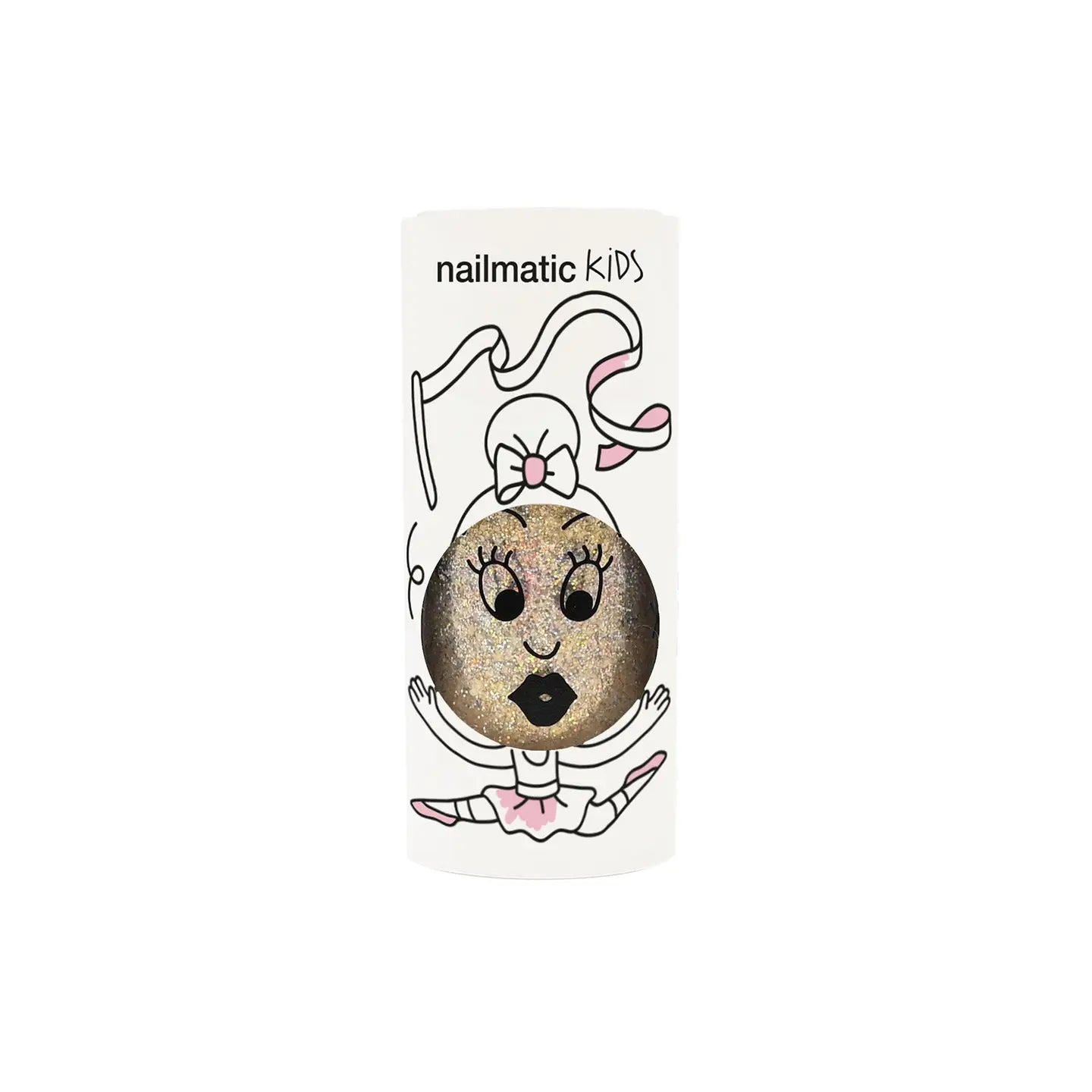 nailmatic Kids nail polish bottle with cartoon character on a white background