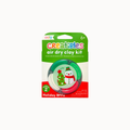 Ooly Creatibles air dry clay kit in holiday BFFs theme, featuring a green, white, and red blister pack with a visible green and red clay roll inside.