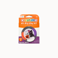 Ooly Creatibles Air Dry Clay Kit 'Spooky BFFs' in its original blister card packaging, featuring a circular air dry clay wheel with Halloween-themed illustrations of a ghost, pumpkin, and witch cat.