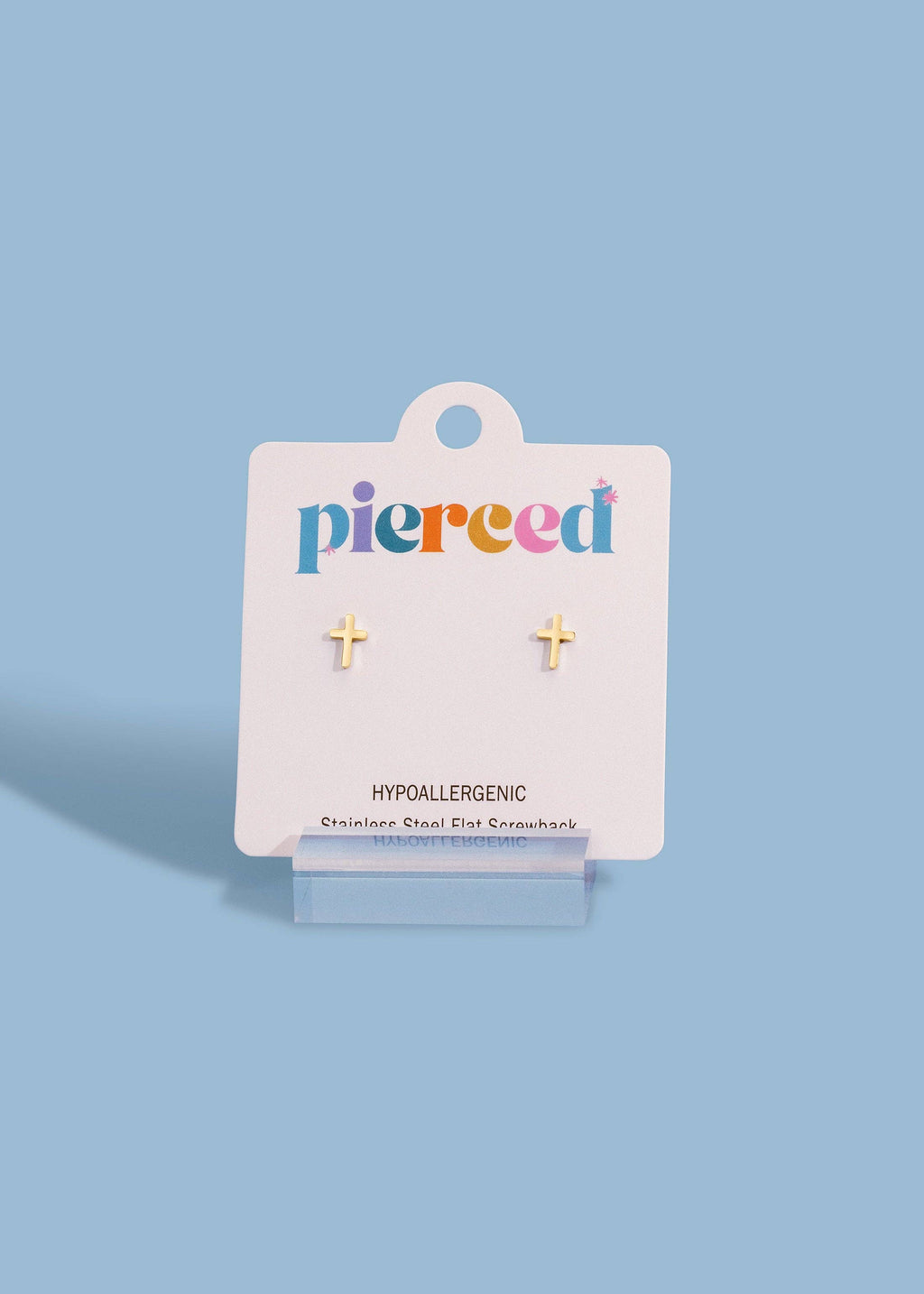 Pierced Co - Cross Earrings