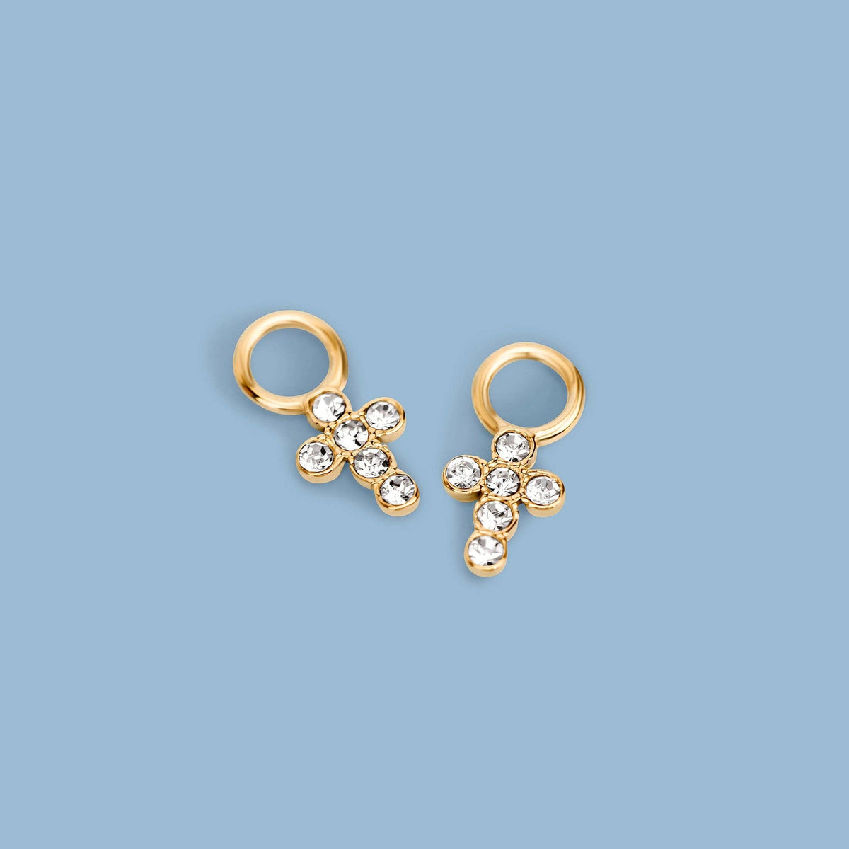Pierced Co - CZ Cross Charms