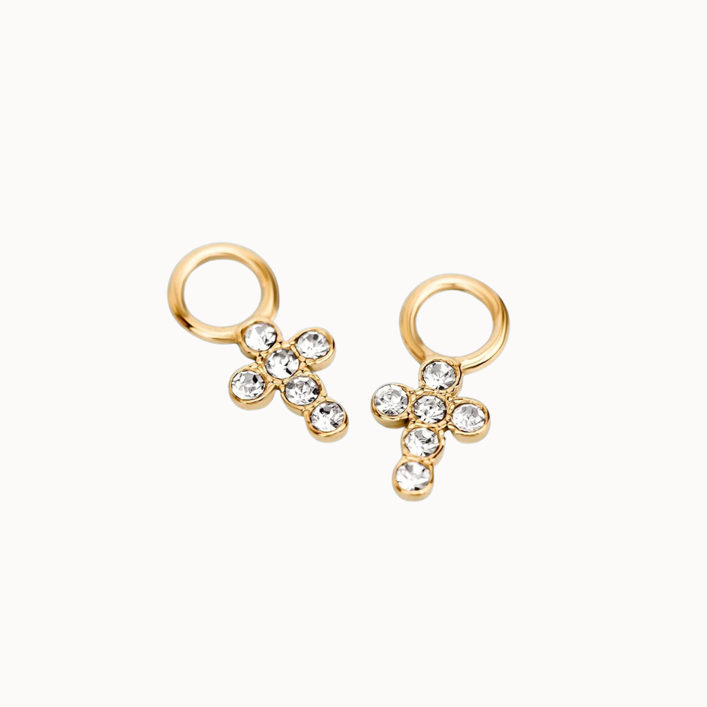 Pierced Co - CZ Cross Charms