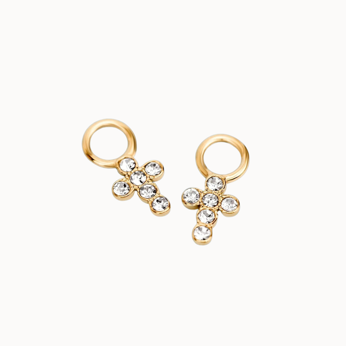 Pierced Co - CZ Cross Charms