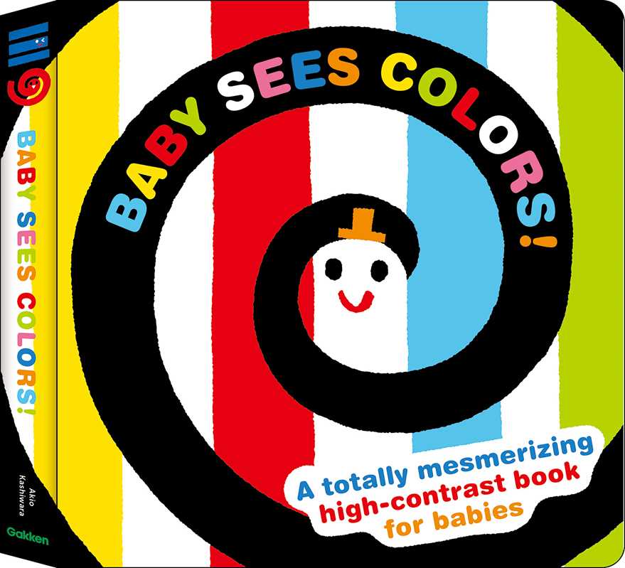 Book cover of 'Baby Sees Colors!' with colorful design and text.